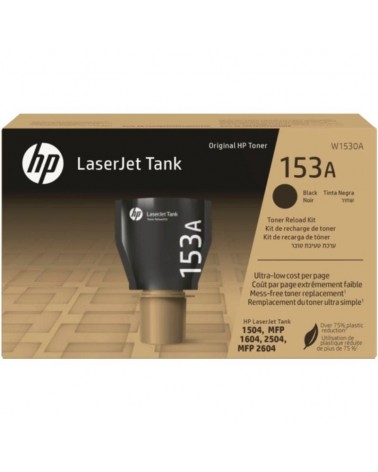 Kit de recarga tóner original laserjet tank nº153a/ negro