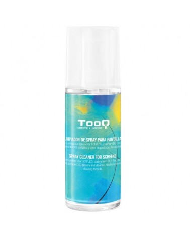Kit limpiador de pantallas tooq tqsc0016/ spray 150ml + paño microfibra