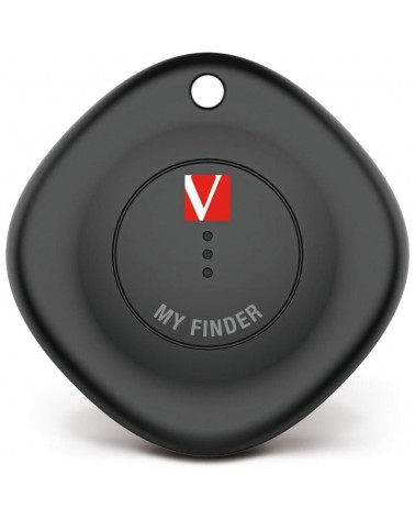 Localizador verbatim my finder bluetooth tracker myf-01 compatible con apple/ incluye llavero y pila/ negro