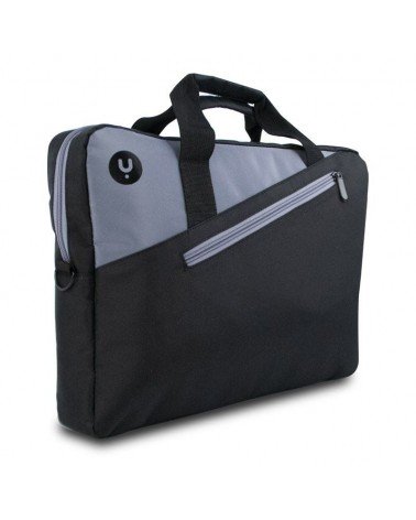 Maletín monray ginger para portátiles hasta 14'/ cinta para trolley/ negro