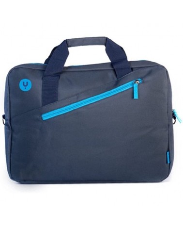 Maletín monray ginger para portátiles hasta 15.6'/ cinta para trolley/ azul