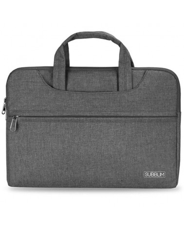 Maletín subblim business laptop sleeve para portátiles hasta 15.6'/ cinta para trolley/ gris