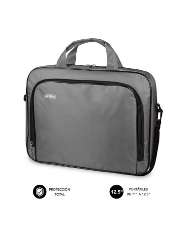 Maletín subblim oxford para portátiles hasta 12.5'/ gris