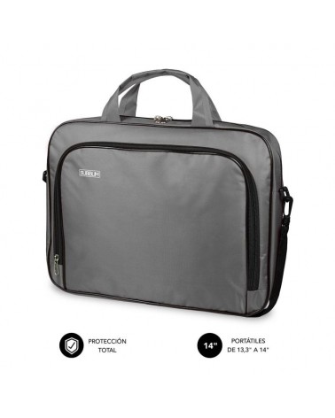 Maletín subblim oxford para portátiles hasta 14'/ gris