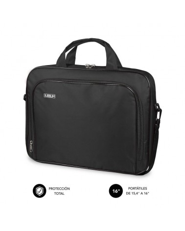 Maletín subblim oxford para portátiles hasta 16'/ negro