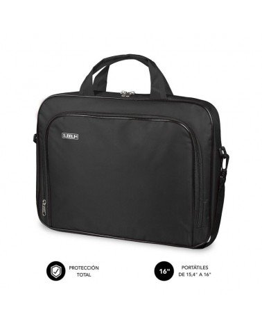 Maletín subblim oxford para portátiles hasta 16'/ negro