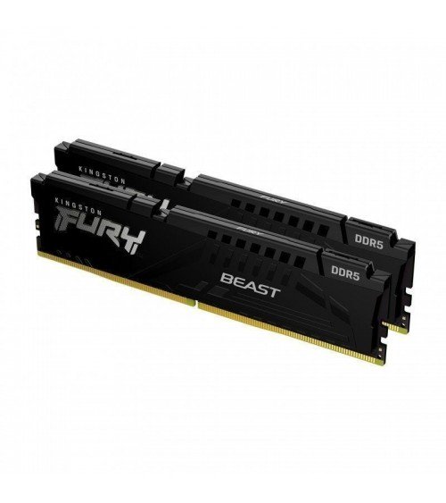 Memoria ram kingston fury beast 2 x 16gb/ ddr5/ 5200mhz/ 1.1v/ cl40/ dimm