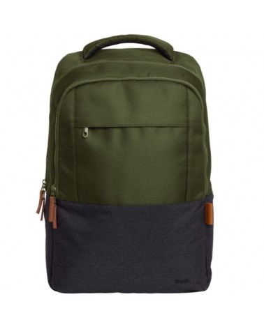 Mochila trust lisboa para portátiles hasta 16'/ verde
