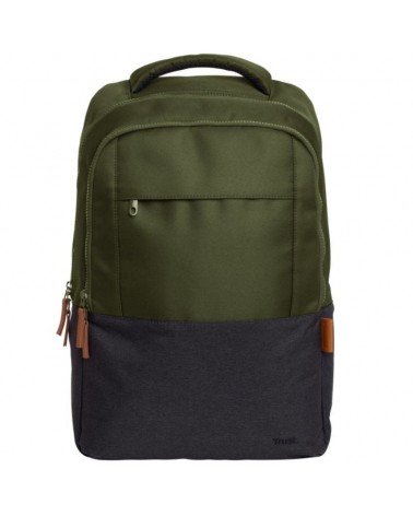 Mochila trust lisboa para portátiles hasta 16'/ verde