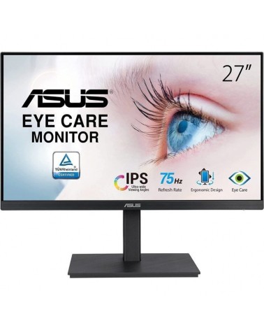 Monitor asus va27eqsb 27'/ full hd/ multimedia/ regulable en altura/ negro