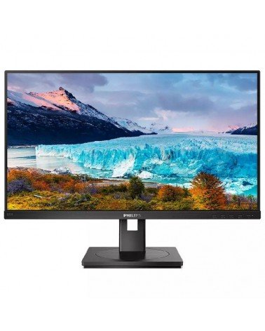 Monitor profesional philips s-line 242s1ae 23.8'/ full hd/ multimedia/ regulable en altura/negro