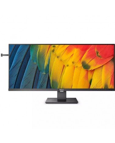 Monitor profesional ultraparonámico philips 40b1u5600 39.53'/ wqhd/ multimedia/ regulable en altura/ negro