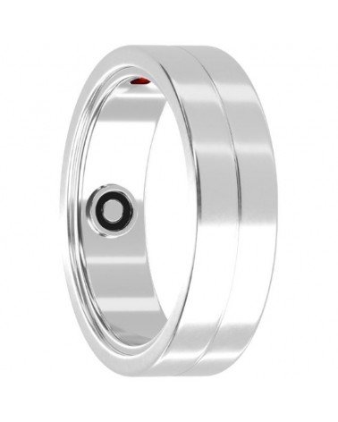 Anillo inteligente maxcom mr100 talla 10/63/ ø20.1mm/ notificaciones/ frecuencia cardíaca/ plata
