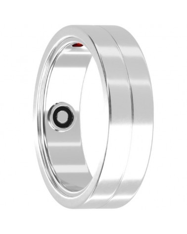 Anillo inteligente maxcom mr100 talla 11/65/ ø20.7mm/ notificaciones/ frecuencia cardíaca/ plata