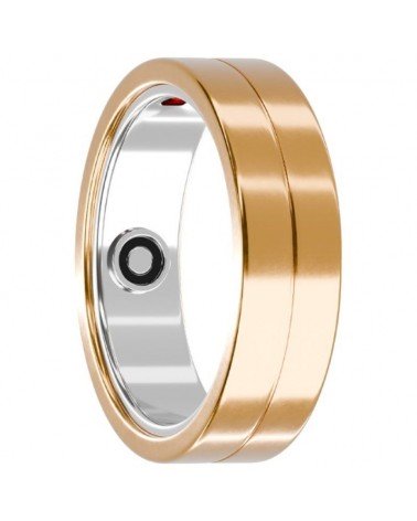 Anillo inteligente maxcom mr100 talla 8/57/ ø18.2mm/ notificaciones/ frecuencia cardíaca/ oro