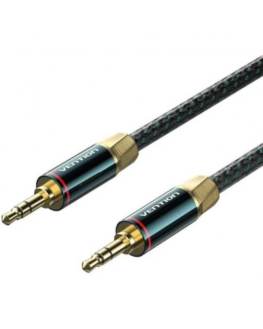 Cable audio vention baygl/ jack 3.5 macho - jack 3.5 macho/ 10m/ verde y negro