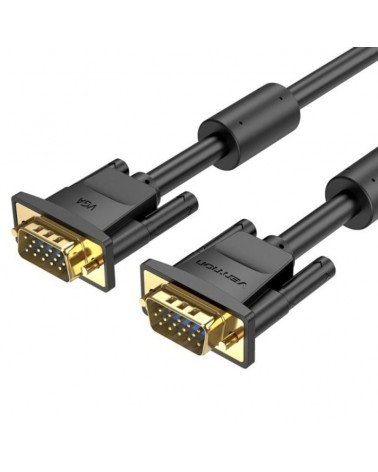 Cable svga vention daebs/ vga macho - vga macho/ 25m/ negro