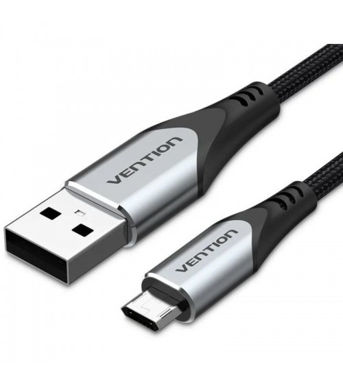 Cable usb 2.0 vention cochi/ usb macho - microusb macho/ 480mbps/ 3m/ negro