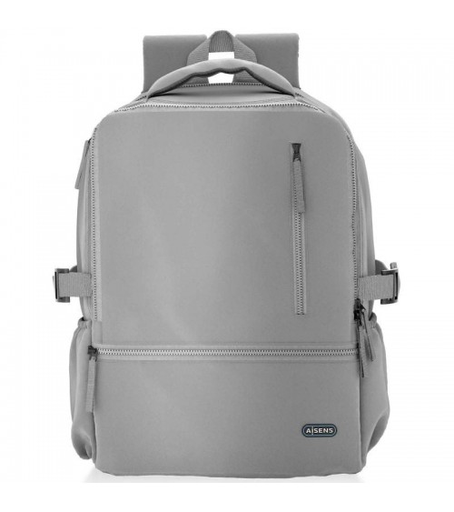 Mochila aisens asbg-bp087-gr para portátiles hasta 15.6'/ impermeable/ gris