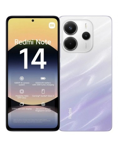 Smartphone xiaomi redmi note 14 6gb/ 128gb/ 6.67'/ purpura