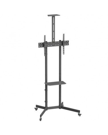 Soporte de suelo inclinable con ruedas/ soporte de cámara aisens ft70te-335 para tv 37'-70'/ hasta 45kg
