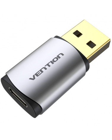 Tarjeta de sonido vention cdmh0/ usb macho - usb tipo-c hembra