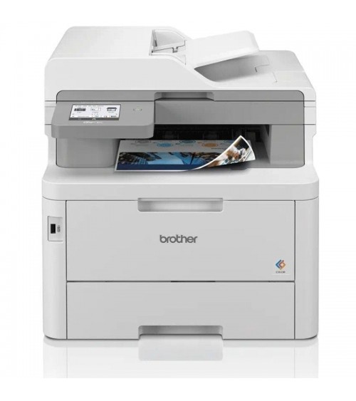 Multifunción láser color brother mfc-l8340cdw wifi/ fax/ dúplex/ blanca