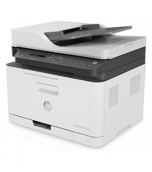 Multifunción láser color hp 179fnw wifi/ fax/ blanca