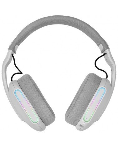 Auriculares gaming inalámbricos con micrófono mars gaming mhwpro/ jack 3.5/ bluetooth/ blancos