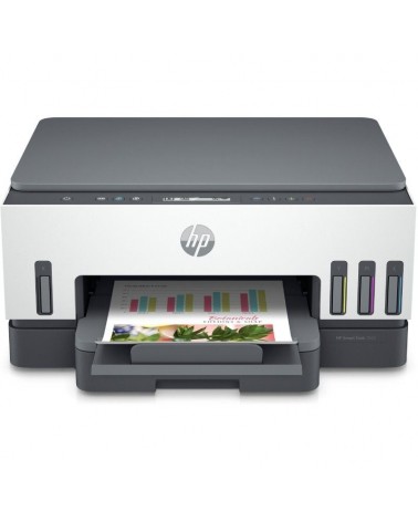 Multifunción recargable hp smart tank 7005/ wifi/ dúplex/ blanca