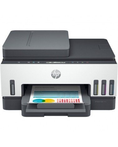 Multifunción recargable hp smart tank 7305/ wifi/ dúplex/ blanca