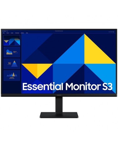 Monitor profesional samsung essential monitor s3 s27d300gau/ 27'/ full hd/ negro