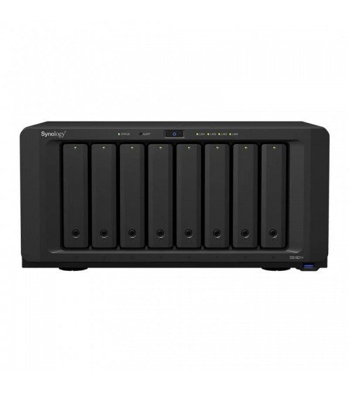 Nas synology diskstation ds1821+/ 8 bahías 3.5'- 2.5'/ 4gb ddr4/ formato torre