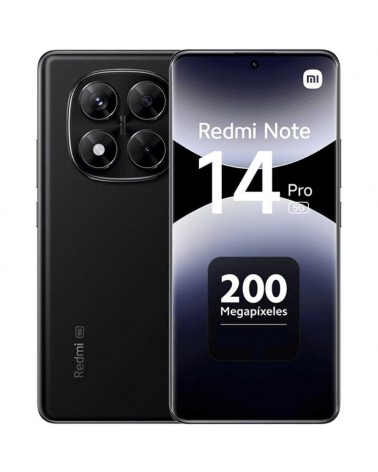 Smartphone xiaomi redmi note 14 pro 12gb/ 512gb/ 6.67'/ 5g/ negro medianoche