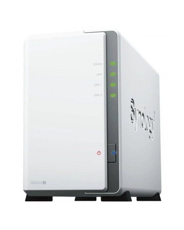 Nas synology diskstation ds223j/ 2 bahías 3.5'- 2.5'/ 1gb ddr4/ formato torre