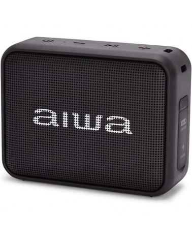 Altavoz con bluetooth aiwa bs-200bk/ 6w rms/ 1.0