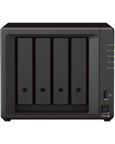 Nas synology diskstation ds923+/ 4 bahías 3.5'- 2.5'/ 4gb ddr4/ formato torre