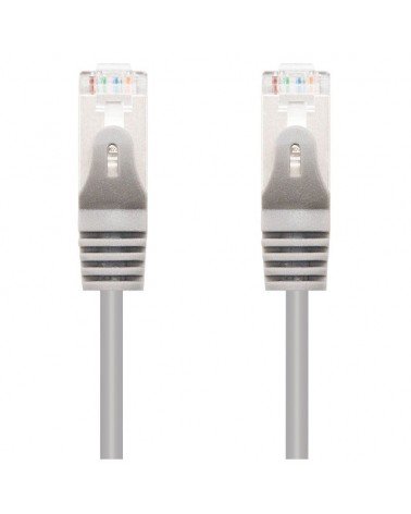Cable de red rj45 ftp nanocable 10.20.0801/ cat.6/ 1m/ gris