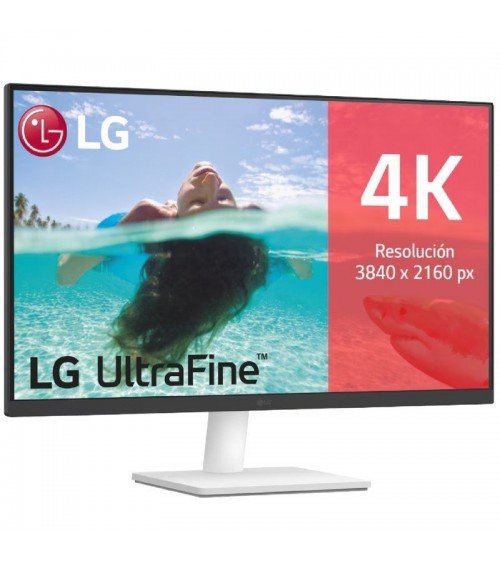 Monitor profesional polivalente lg ultrafine 27us500-w 27'/ 4k/ multimedia/ blanco