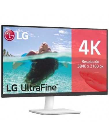 Monitor profesional polivalente lg ultrafine 27us500-w 27'/ 4k/ multimedia/ blanco