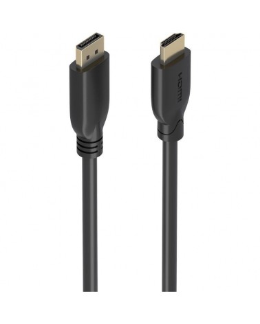 Cable conversor aisens a125-0922/ displayport macho - hdmi macho/ 10m/ negro