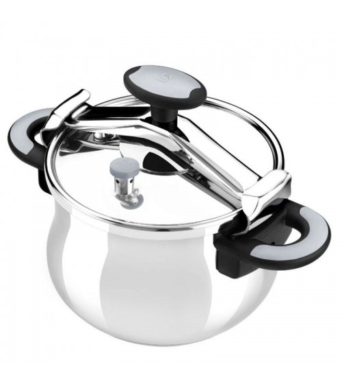 Olla a presión bra new star a185501/ ø22cm/ 4.5l/ acero inoxidable/ apta para inducción