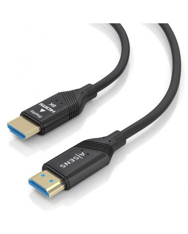 Cable hdmi 2.1 aoc 8k aisens a153-0937/ hdmi macho - hdmi macho/ 30m/ negro