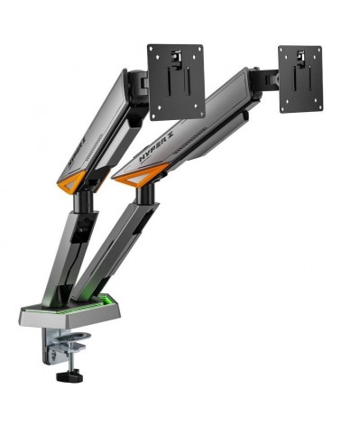 Soporte gaming para monitor aisens dt38tsrrgb-349/ hasta 16kg