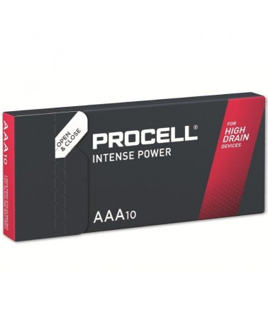 Pack de 10 pilas aaa l03 duracell procell durintlr3c10/ 1.5v/ alcalinas