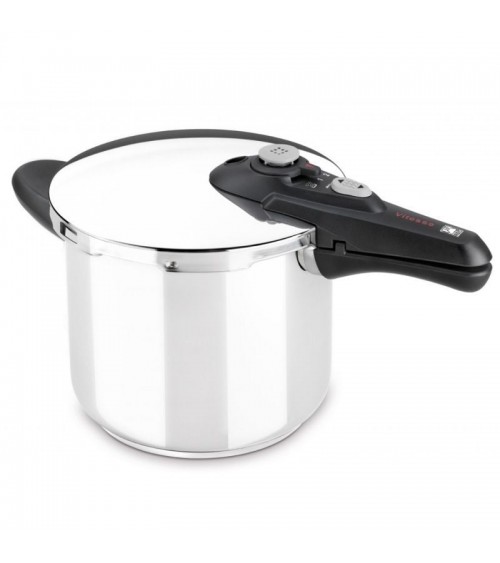 Olla a presión bra vitesse a185102/ ø22cm/ 6l/ acero inoxidable/ apta para inducción
