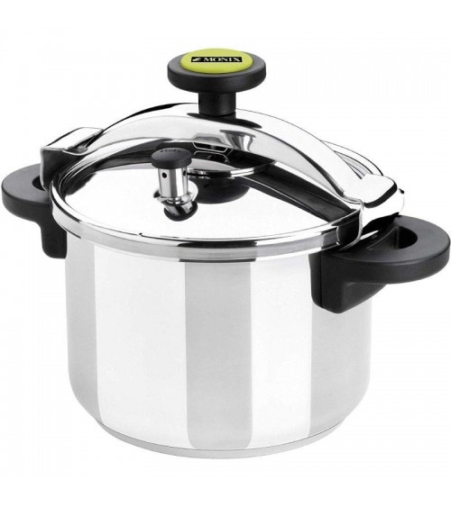 Olla a presión monix classica m530003/ ø24cm/ 8l/ acero inoxidable/ apta para inducción