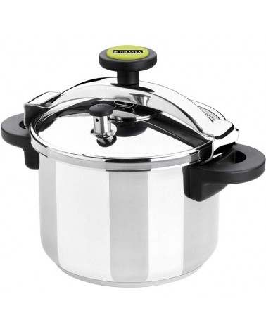 Olla a presión monix classica m530003/ ø24cm/ 8l/ acero inoxidable/ apta para inducción