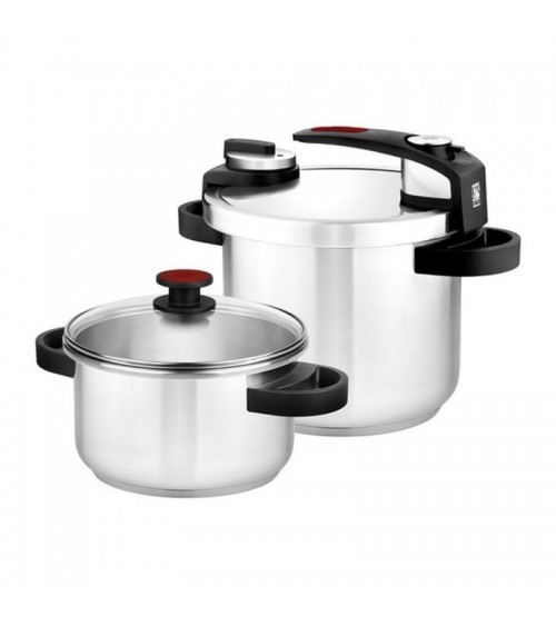 Pack 2 ollas bra tekna a185605/ 4+7l/ acero inoxidable/ apta para inducción