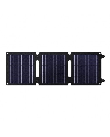 Panel solar portátil trust zuny/ 1xusb tipo-c/ 1xusb/ 20w